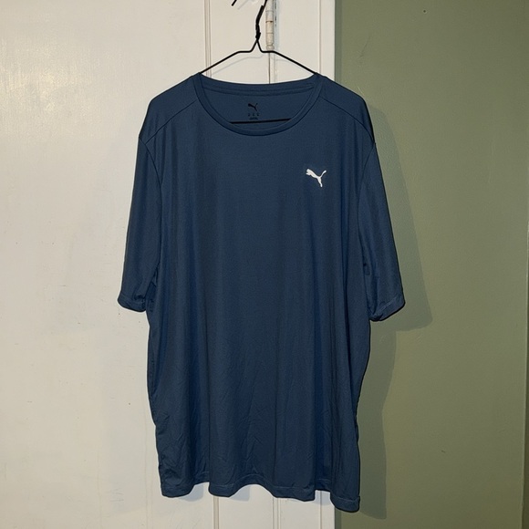 PUMA Men's Active Tee Blue XX Large Airy Short Sleeve Tee - Picture 6 of 11